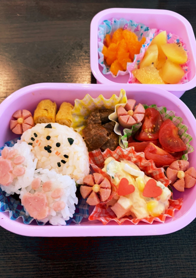 猫キャラ弁☆幼稚園用☆2歳-レシピのメイン写真