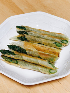 アスパラの春巻き焼き-レシピのメイン写真