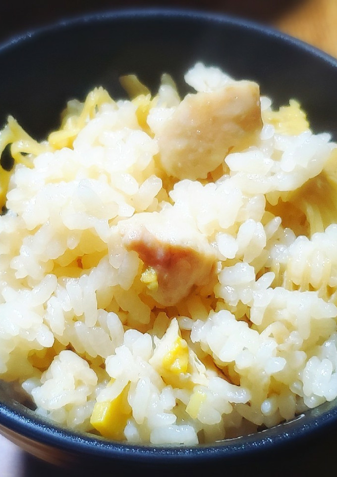 ぼんじりと筍の炊き込みごはん-レシピのメイン写真