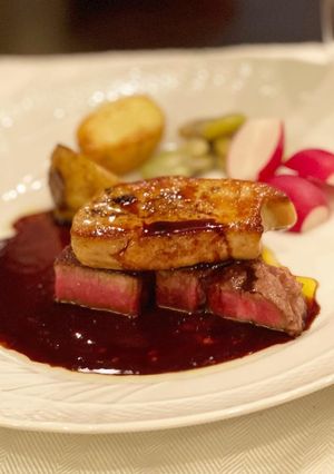 簡単#フォワグラと牛肉のロッシーニ-レシピのメイン写真