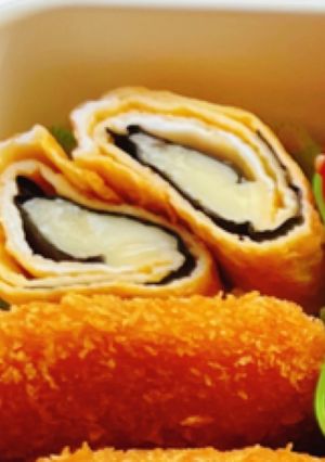 【お弁当に】海苔チーズぐるぐる卵焼き-レシピのメイン写真
