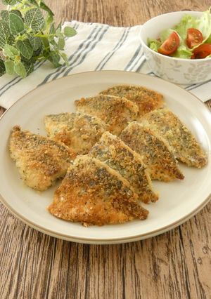 アジのマヨチーズパン粉焼き-レシピのメイン写真