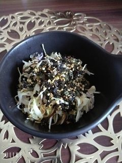 千切りキャベツの和え物。-レシピのメイン写真