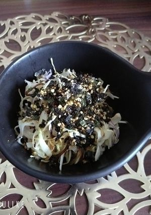 千切りキャベツの和え物。-レシピのメイン写真