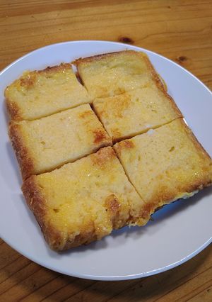 デニッシュパン耳のフレンチトースト-レシピのメイン写真