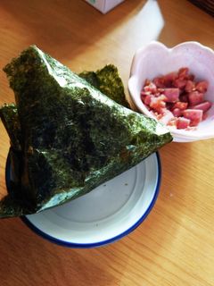 ベーコンおかかマヨおにぎり☆-レシピのメイン写真