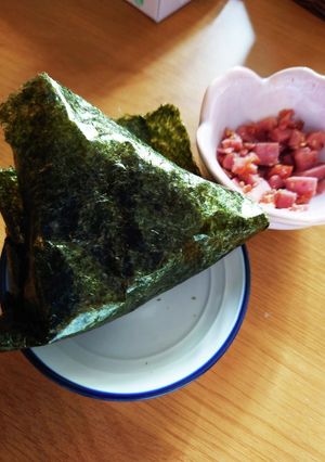 ベーコンおかかマヨおにぎり☆-レシピのメイン写真