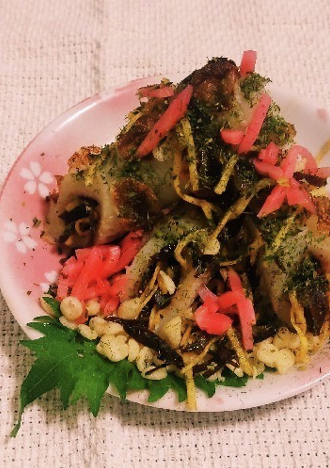 ちくわの揚げない磯辺揚げ(たこ焼き風味)-レシピのメイン写真