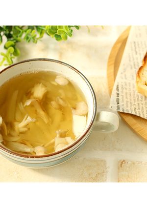 白だしで作る｜玉ねぎ＆舞茸のスープ-レシピのメイン写真