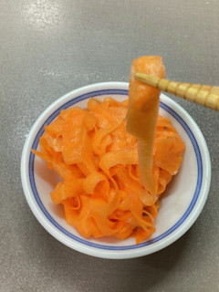 リボン状にんじんの酢の物-レシピのメイン写真
