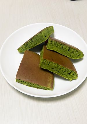 抹茶パンケーキ☆小麦無☆グルテンフリー-レシピのメイン写真