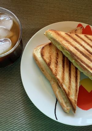 休日の朝飯ホットサンド-レシピのメイン写真