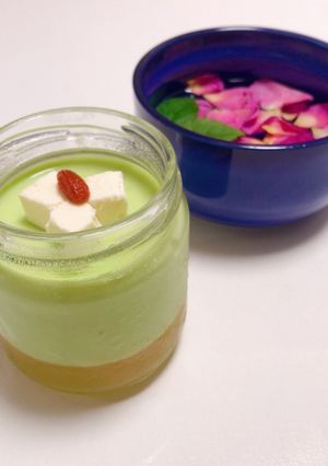 枝豆と出汁ジュレの食べる冷製スープ-レシピのメイン写真