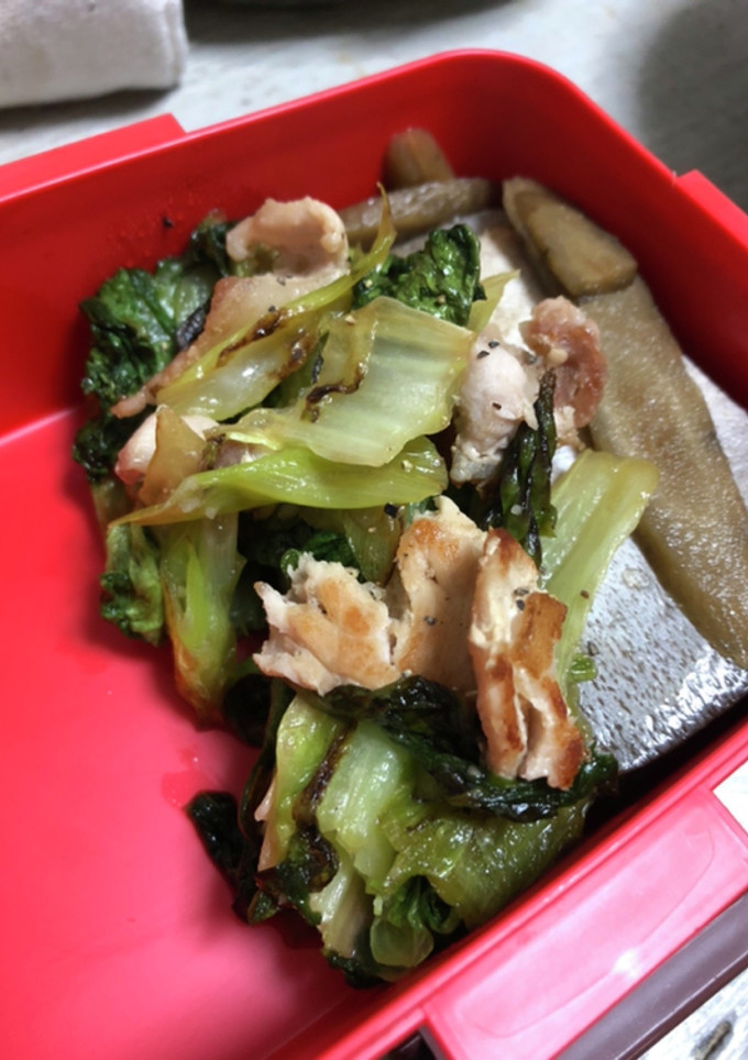 レタスと豚肉の塩ダレ炒め-レシピのメイン写真