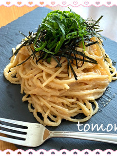 簡単に明太子パスタ-レシピのメイン写真