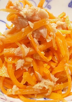 レンジで簡単！にんじんとツナの和え物-レシピのメイン写真