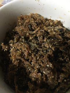 出しとった後で!昆布と鰹の佃煮^ ^-レシピのメイン写真