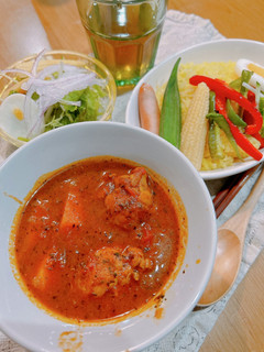 本格スープカレーandターメリックライス-レシピのメイン写真