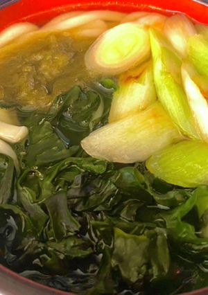もう何もしたくない日のわかめうどん-レシピのメイン写真