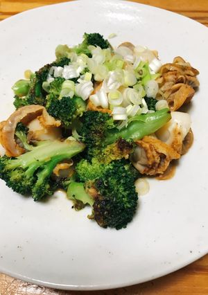ブロッコリーとホタテの炒め物-レシピのメイン写真