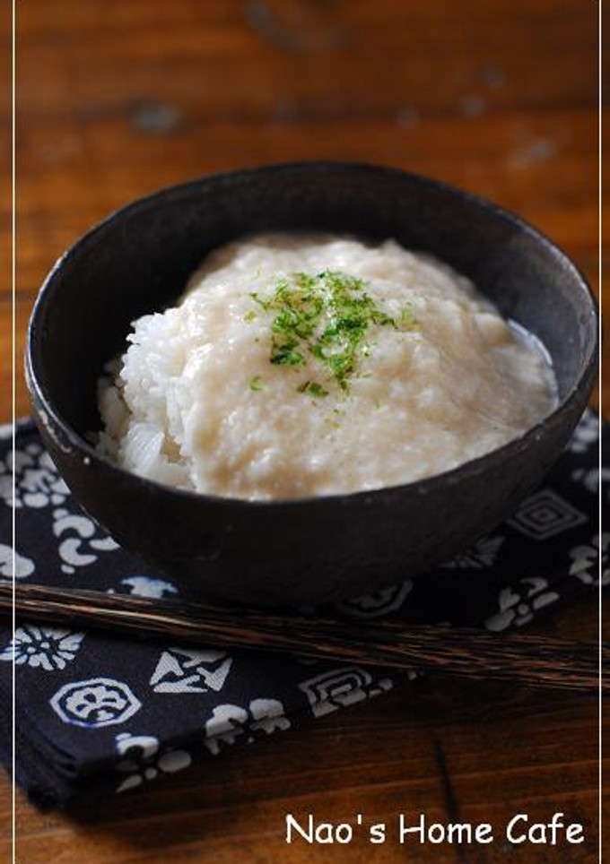 温とろろご飯-レシピのメイン写真