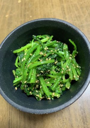 簡単おつまみ☆ほうれん草の胡麻和え-レシピのメイン写真