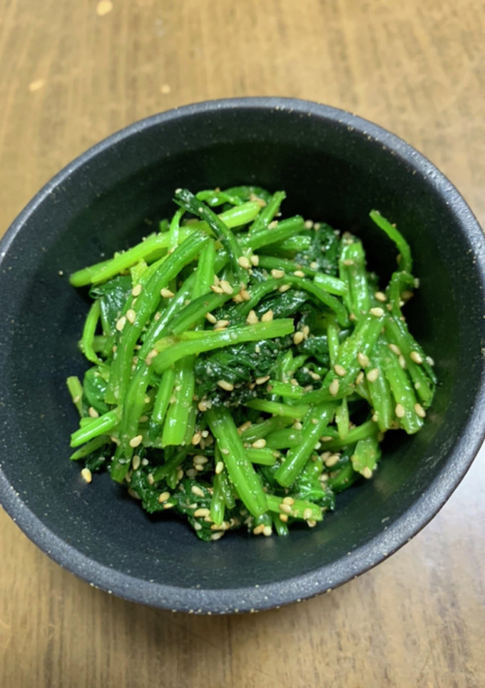 簡単おつまみ☆ほうれん草の胡麻和え-レシピのメイン写真