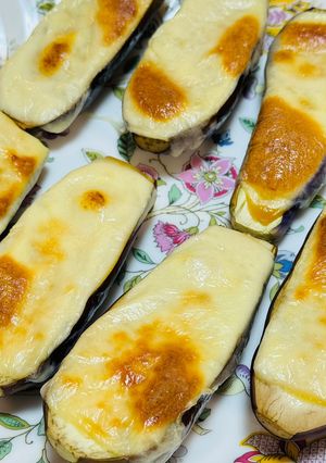 簡単！茄子の味噌チーズ焼き-レシピのメイン写真