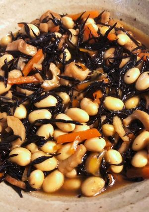 大豆とひじきの煮物-レシピのメイン写真