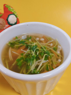豆苗とえのきのスープ-レシピのメイン写真