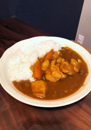 【staub】顆粒玉ねぎスープでカレー-レシピのメイン写真