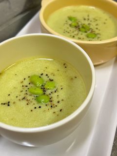 枝豆の冷製スープ-レシピのメイン写真