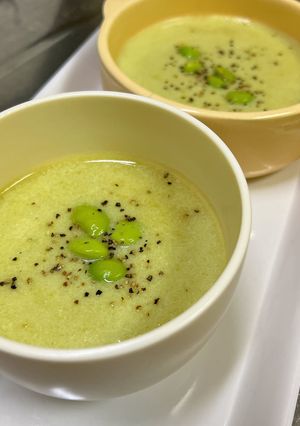 枝豆の冷製スープ-レシピのメイン写真