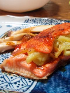 サーモンのポテトはさみ焼き-レシピのメイン写真