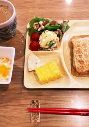 お家カフェ❁盛り付け案･ホットサンド-レシピのメイン写真