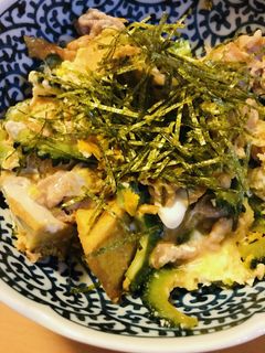 目玉焼き●ゴーヤーチャンプルー-レシピのメイン写真