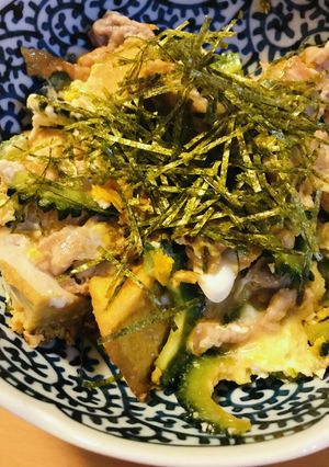 目玉焼き●ゴーヤーチャンプルー-レシピのメイン写真
