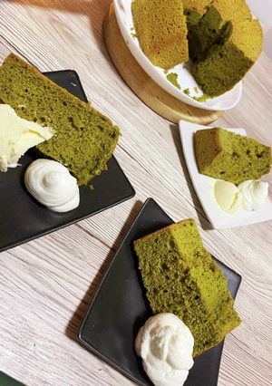 抹茶シフォン-レシピのメイン写真