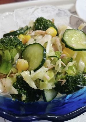給食のキャベツのサラダ-レシピのメイン写真