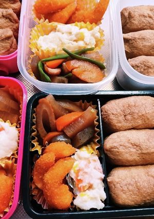 高校生息子、旦那、娘弁当(6/6)-レシピのメイン写真