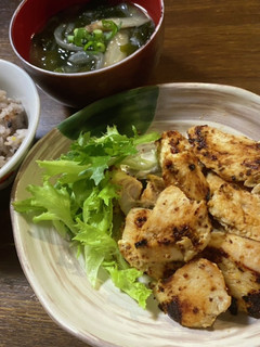 【減塩献立】鶏むね肉の粒マスタード焼き-レシピのメイン写真