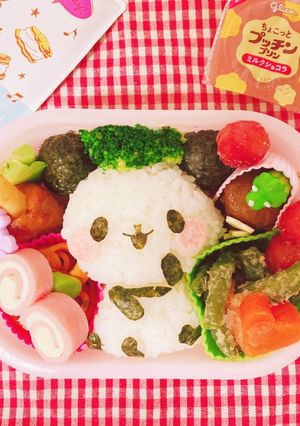 もちもちぱんだ　キャラ弁　デコ弁-レシピのメイン写真