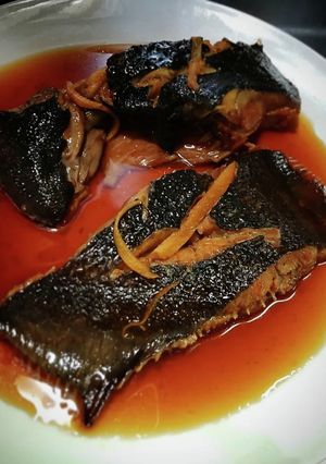 カレイの甘辛煮付け❨(@≧↺≦@)❩wノ-レシピのメイン写真