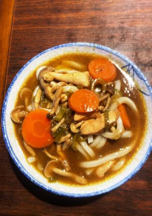 むね肉とぶなしめじで♡♡和風カレーうどん-レシピのメイン写真
