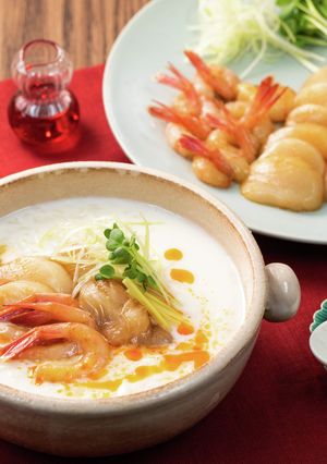 海鮮ミルク粥-レシピのメイン写真