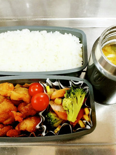高校生男子お弁当22年6月6日-レシピのメイン写真