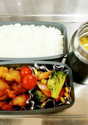 高校生男子お弁当22年6月6日-レシピのメイン写真