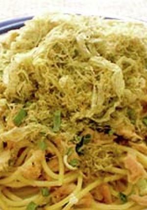 ツナとろろスパゲッティ-レシピのメイン写真