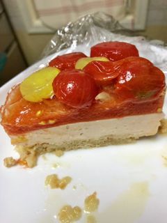フレッシュトマトのレアチーズケーキ-レシピのメイン写真