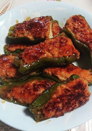 ピーマンの肉詰め(簡単に美味しく)-レシピのメイン写真
